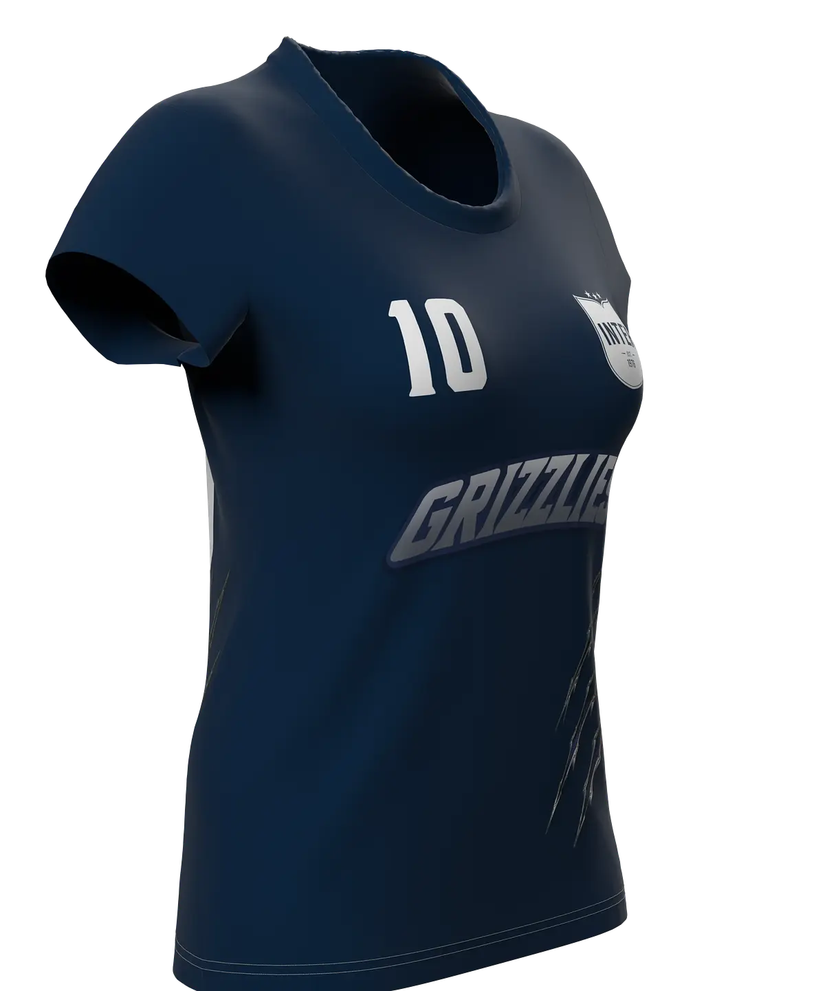 Camisola voley mujer (azul), vista 2 de 3