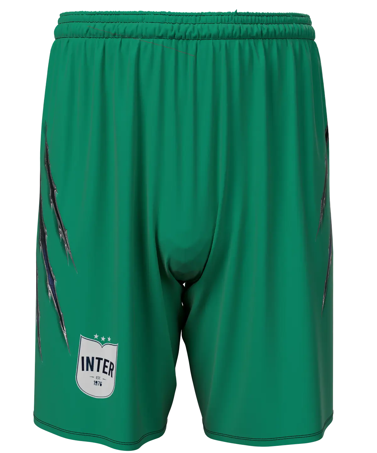 Green goalkeeper shorts, view 1 of 6