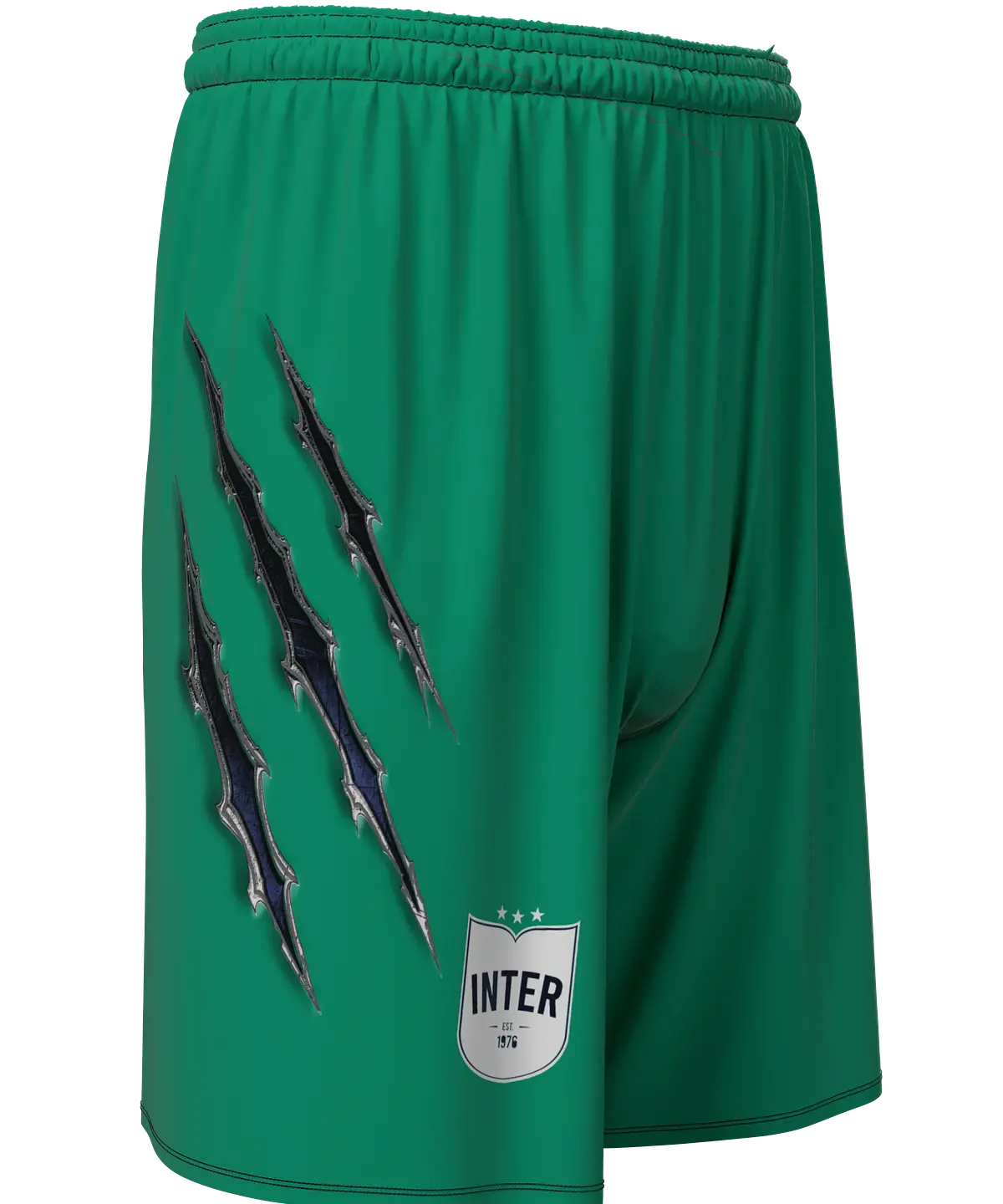 Green goalkeeper shorts, view 2 of 6