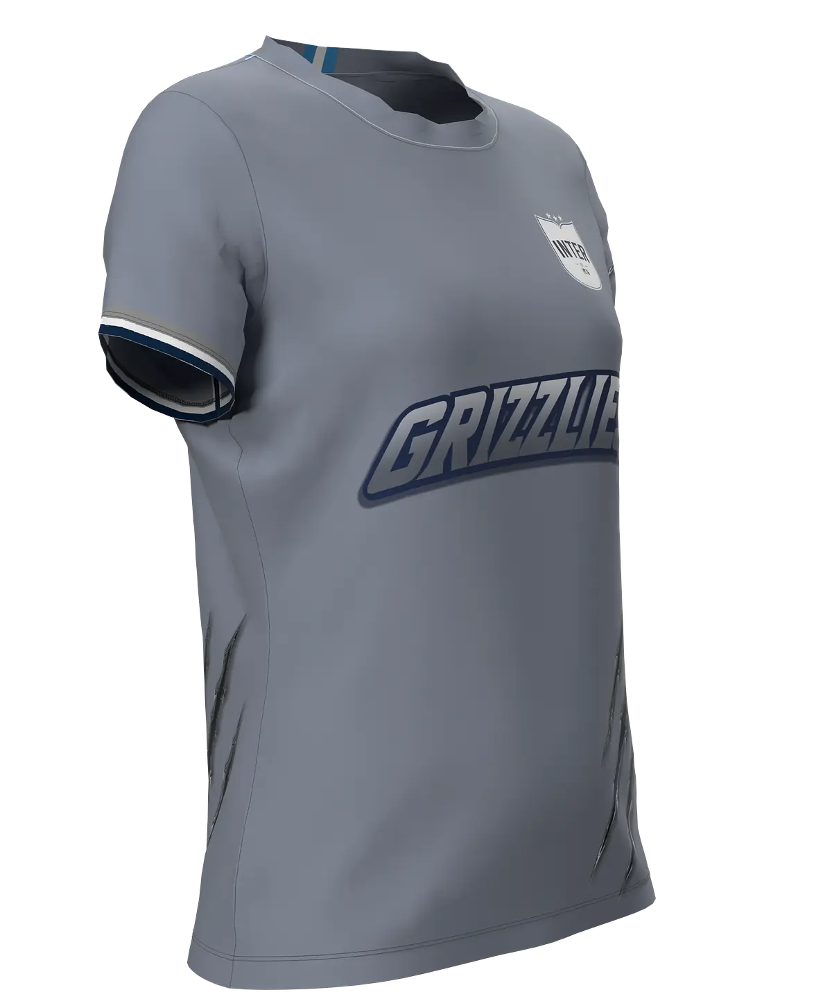 Crew Neck Keeper Football Gray Women, view 2 of 3