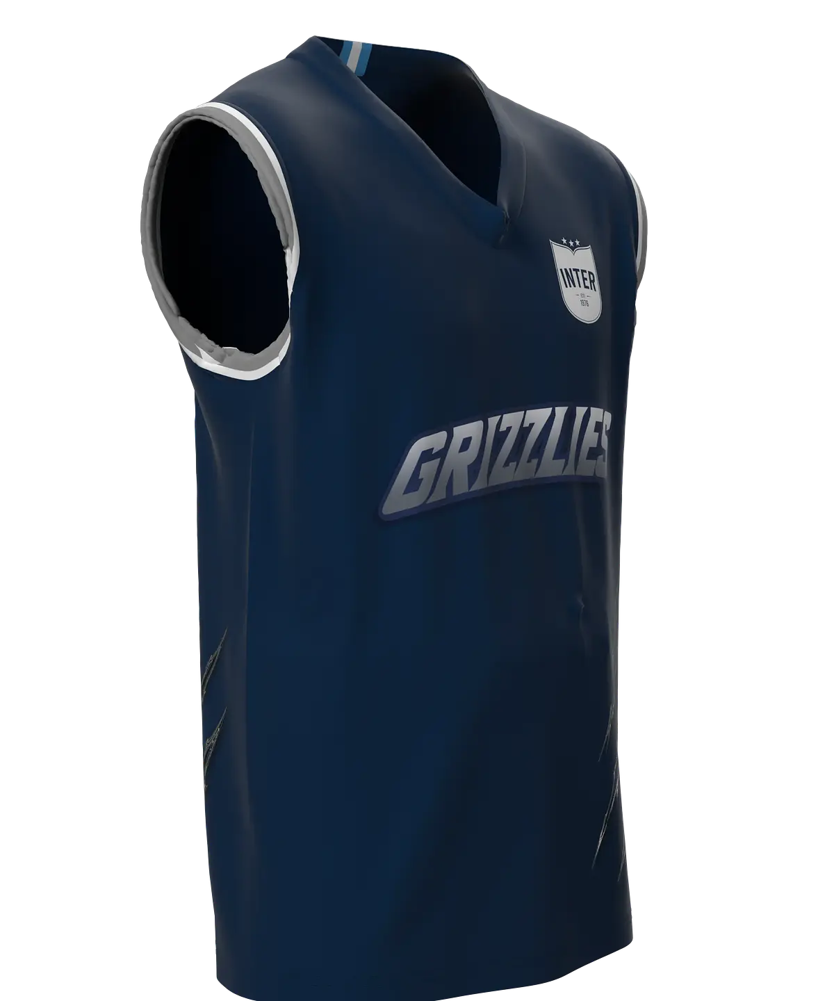 V-Neck Essential Basketball Kid, view 2 of 3